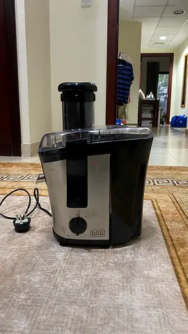 Black Decker Stainless Steel Juice Extractor - Used, Working