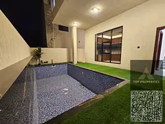 Modern villa with a swimming pool, including registration, ownership, electricity, water, and air co