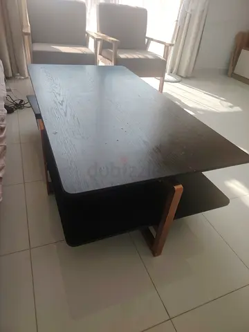 Danube Starz - Solid wood rectangular coffee table with lower shelf.