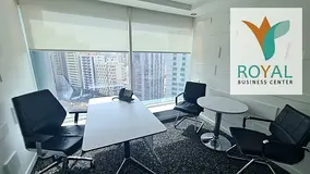 Elegant Serviced Office Space | Furnished Offices in a High Quality Business Center Starting Aed. 2