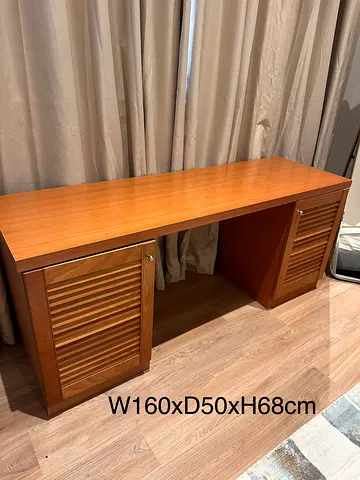 Timeless Design Wood Finish Vanity / Side Table with Storage