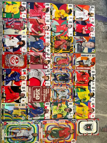 Collection of FIFA World Cup 2026 Trading Cards - Mixed Stars  Limited Editions
