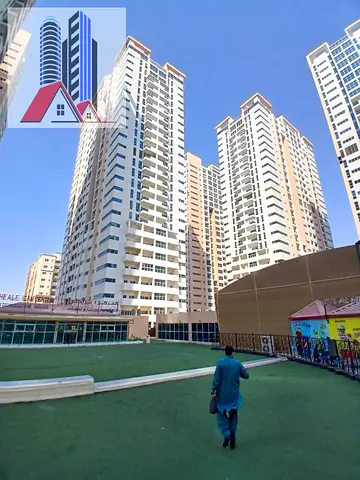 hot deal 1bhk for rent ajman one tower with parking