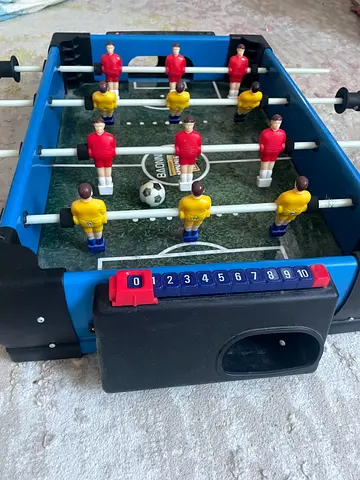 Used tabletop foosball / table soccer game - good working condition