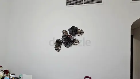Metal Wall Flower Decor