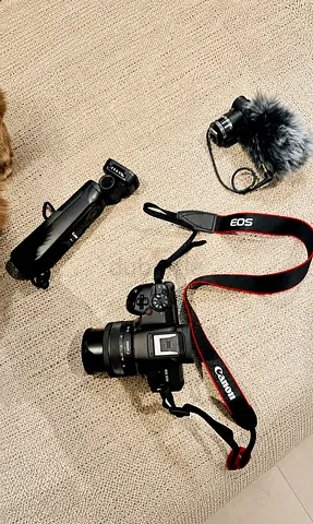 Canon EOS R50 Full Combo box charger+ memory card + microphone + camera bag+ lines Canon RF-S18-45mm