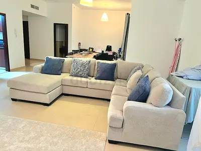 Perfect Like brand new United furniture U Shape Sofa Beige