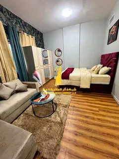 A golden opportunity! Luxurious, fully furnished studio apartment for monthly rent, including intern