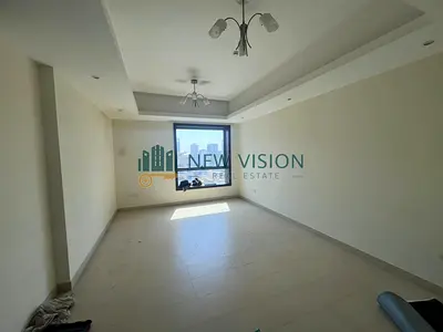 1BR apartment, free AC, gym, pool, wardrobes, near Dubai exit.