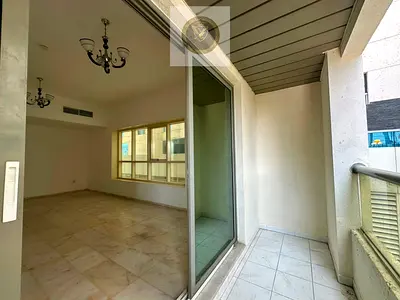 Two Bedroom Apartment for Rent in Al Mamzar Sharjah Master Room Balcony Two Bathrooms Built In Wardrobes Spacious Layout Close to Dubai