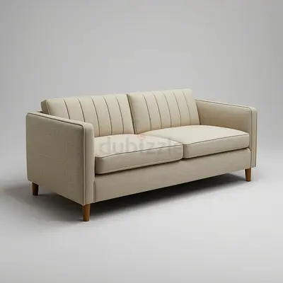 Luxury Upholstered Fabric Sofa For Sale. 2 Seater Sofa