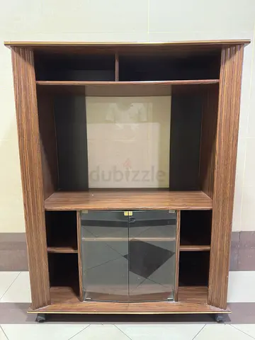 Wooden TV/Entertainment Unit - Compact, Good Condition