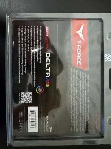 TeamGroup T-Force Delta RGB DDR4 16GB 3600MHz RAM, 1 Working Stick + 1 Defective