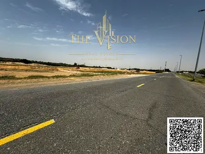 بدون رسوم تسجيل قطعة ارض صف أول للبيع في مشروع الزاهية سكوير مع تصريح بناء ارضي +2