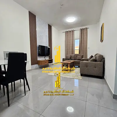 شقه فاخره ثاني ساكن غرفه وصاله مع بلكونه مفتوحه.كورنيش عجمان. مفروش بالكامل للإيجار الشهري✨الإيجار يشمل الفواتير والإنترنت وموقف