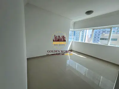 2BR with balcony, master bedroom, 3 baths, open & sea views, gym & pool, near Dubai. AED 55,000/year. Tabby & Tamara available.