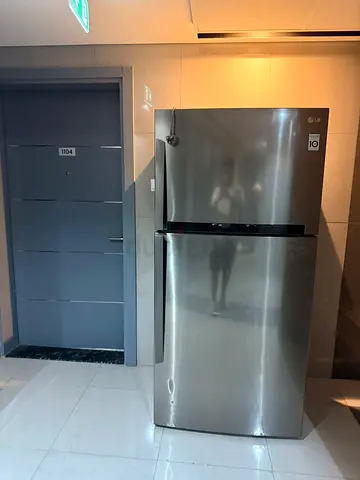 LG 2-Door Stainless Steel Refrigerator - Good Condition