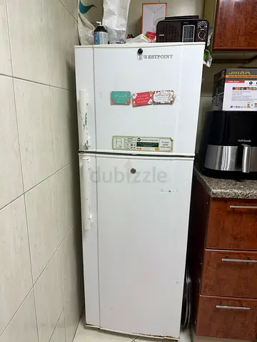 Used west point Double-Door Refrigerator - Needs Minor Repairs