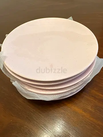 Set of Ceramic Desert Plates
