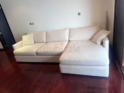 Crateballer L shape sofa Beige Excellent Condition