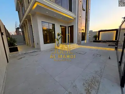 فرصة امتلاك فيلا احلامك تصميم مودرن مع روف و شامل رسوم التسجيل قريبة من المسجد و بسعر قابل للتفاوض