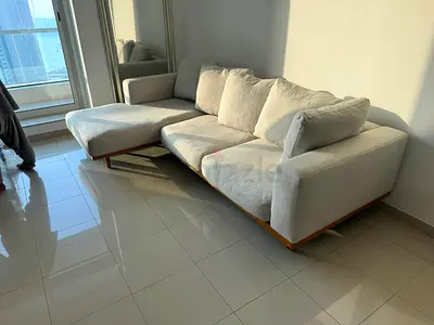 Looks great Condition West Elm New Port L Shape Sofa