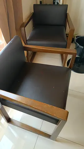 Bedroom Chairs Good Condition 120 AED for 2
