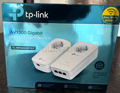 TP-Link AV1300 Gigabit Passthrough Powerline AC Wi-Fi Kit TL-WPA8630P (used)