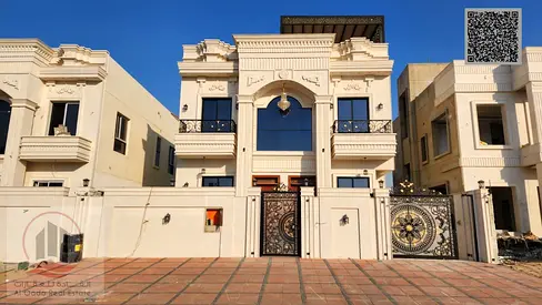للبيع فيلا بعجمان الحليو شامل رسوم التسجيل والتمليك تتكون من5غرف ماستر مجلس و صالة وغرفة خدامة  وروف تمليك حر لجميع الجنسيات وأمكانية التمويل البنكي
