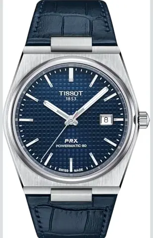Tissot PRX Powermatic 80 Blue Dial Mens Watch