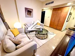 One-bedroom apartment with a living room, with distinctive furnishings, for monthly rent in the Alma