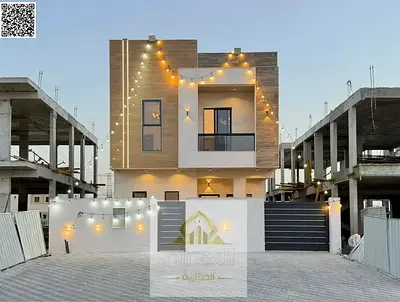 فيلا جديدة شامل رسوم التسجيل والتمليك اول ساكن للبيع تملك حر متاحة لجميع الجنسيات بالقرب من شارع الشيخ محمد بن زايد