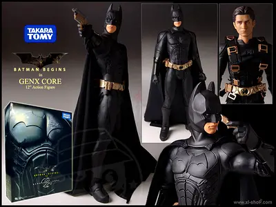 not HotToys - Takara Tomy GenX Core 12 Batman Begins Action Figure - Complete with Box - see review