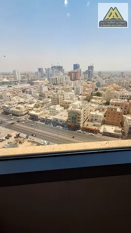 Annual Rent – Second-tenant apartment in Al Nuaimiya One Towers, featuring a direct view of Kuwait