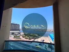 **Three bedroom apartment with maid room for rent in Al Khor Towers A1 full sea view four bathrooms