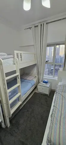 White Wooden Bunk Bed — Very Good Condition