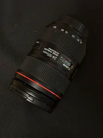 Used Canon 24-35mm Lens (rear mount shown) - minor damage on rear mount