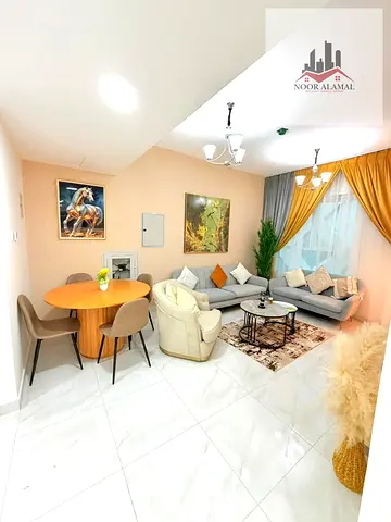 🏡 شقة للإيجار – أول ساكن | التعاون، الشارقة ✨ 🌟 شقة مفروشة بالكامل بأثاث فندقي فاخر