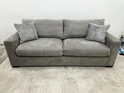 As perfect condition cratebarrel Three seater sofa