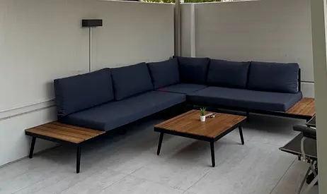 Outdoor L-shaped Patio Sofa