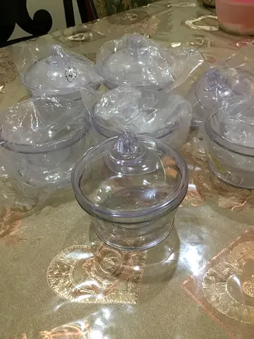 Storage Jar containers with Lids set of 6