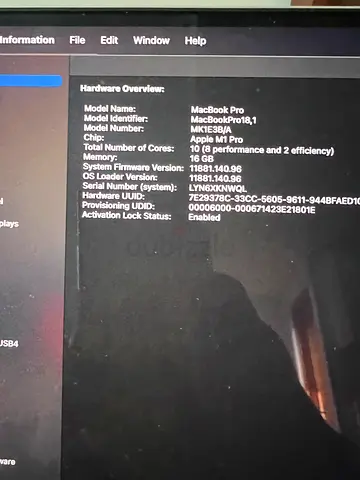 MacBook Pro M1 16-inch for Sale
