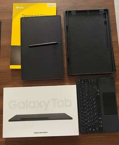 Samsung Galaxy Tab S9 Ultra with Keyboard Case, S Pen and Accessories