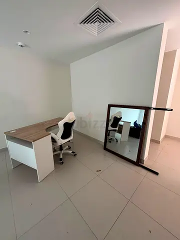 Wooden Office Desk with Ergonomic Chair - Good Condition