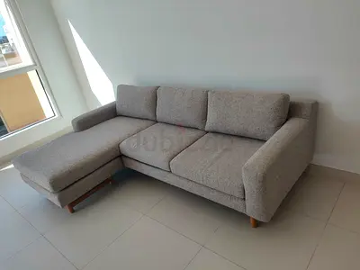 Excellent condition west elm lshape sofa
