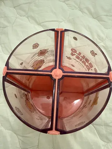 Rotating 4-Compartment Snack Organizer / pencil Jar
