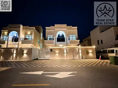 Luxury villa for rent, first occupancy, in Al Zahia area, 6 rooms
