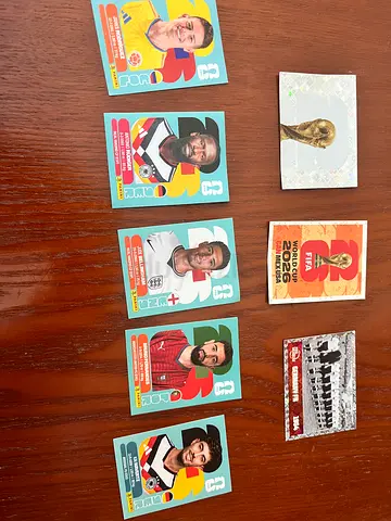 World cup panini stickers