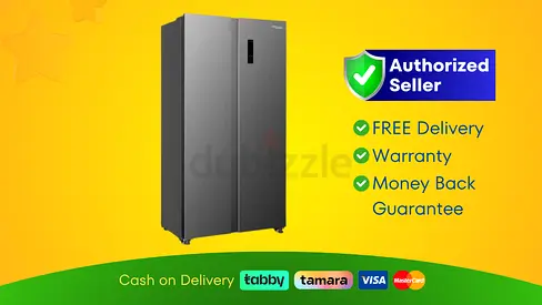 Super General 710L Side by Side Refrigerator | Brand New | 12 Month Warranty | FREE Delivery
