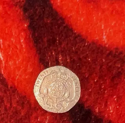 1922 British 20 Pence Coin - Vintage Collectible